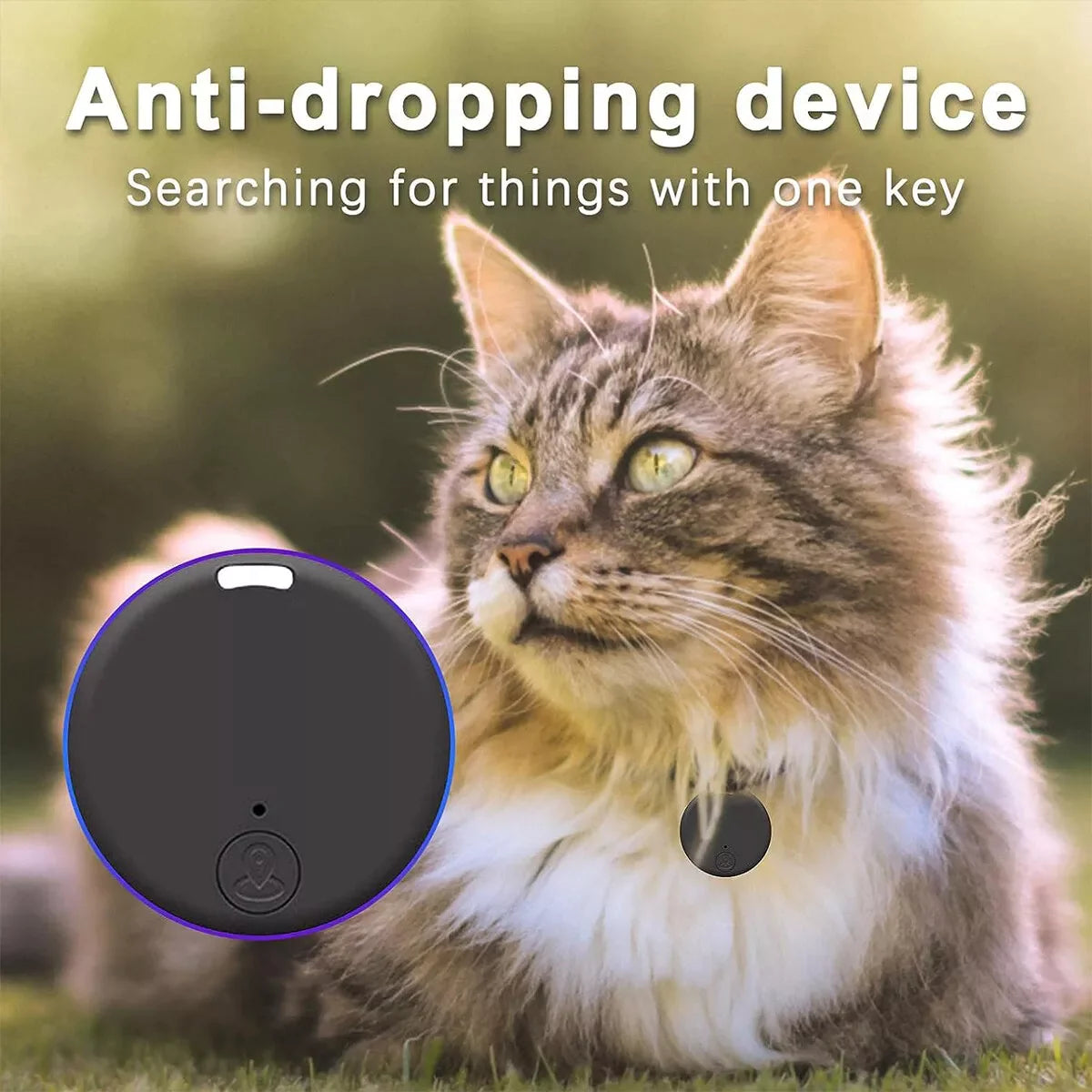 Compact Bluetooth GPS Locator for Pets,Kids,Personal Use.