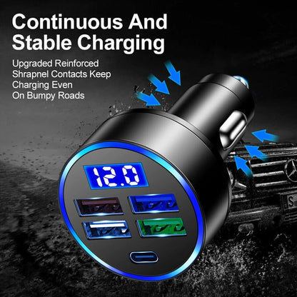 5-Port Ultra Quick Car Charger