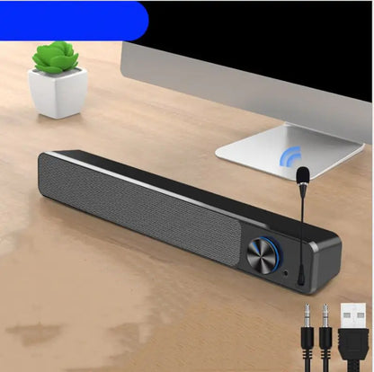 Sleek Stereo Desktop Speakers