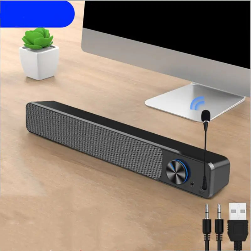 Sleek Stereo Desktop Speakers
