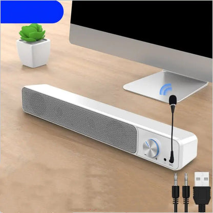 Sleek Stereo Desktop Speakers