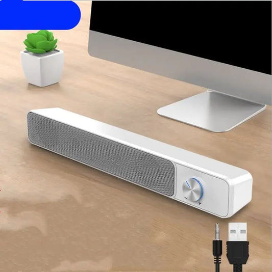 Sleek Stereo Desktop Speakers