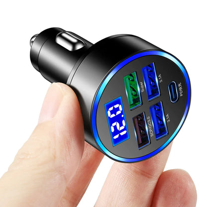 5-Port Ultra Quick Car Charger
