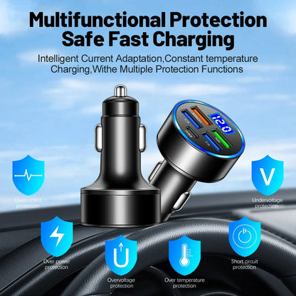 5-Port Ultra Quick Car Charger